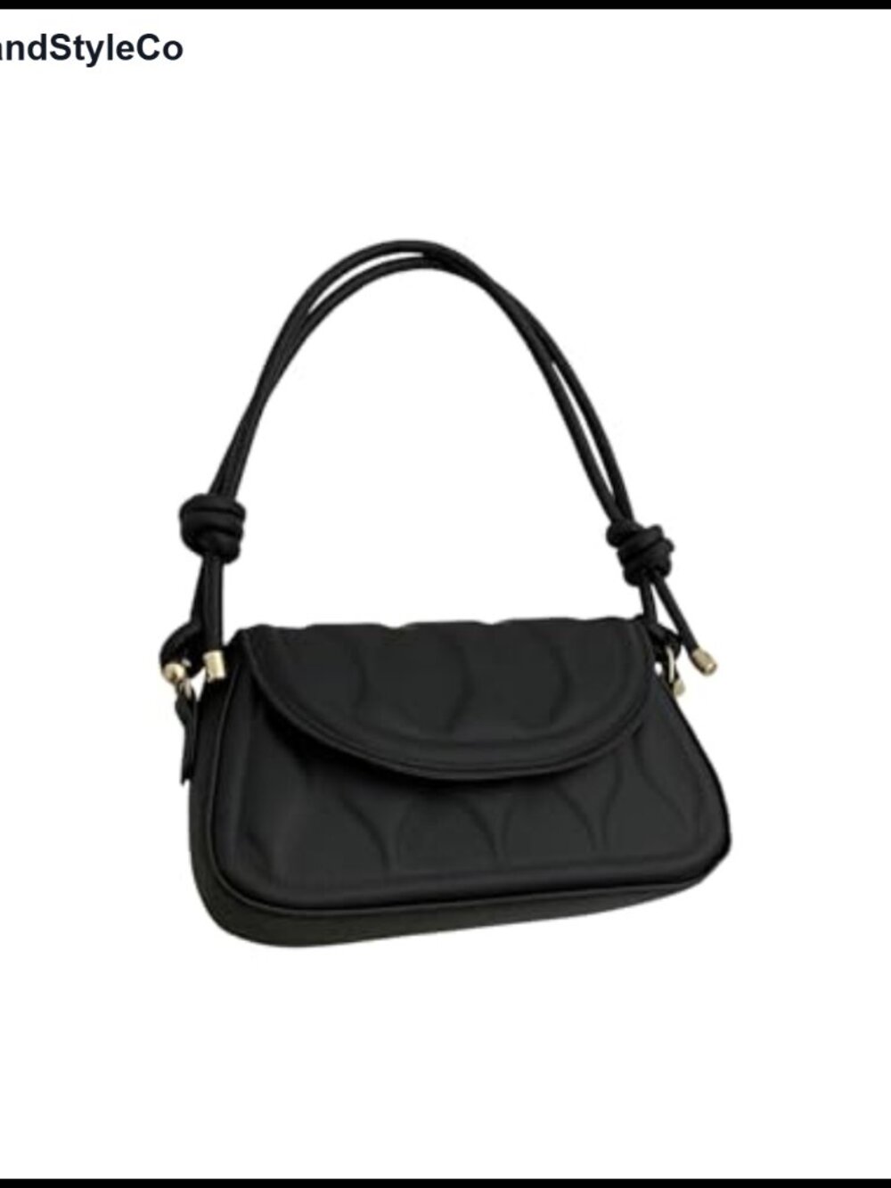 SHENHE Women's PU Leather Knotted Clutch Shoulder Handbag